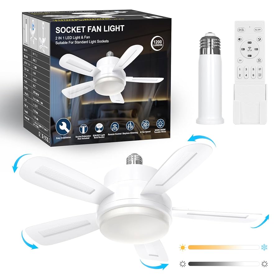 OTODASUⅡ DEKA FAN Amazon.com: Duakomte 52 Inch Ceiling Fans with Lights